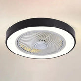 Pink Mute Modern Ceiling Fan with Light - Clowas